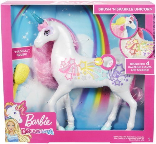 ברבי חד קרן שיער מנצנץ