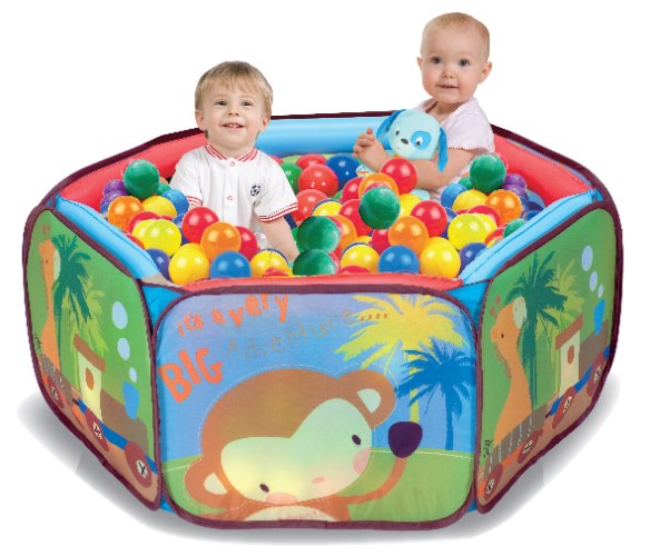 בריכת כדורים שלי עם 100 כדורים