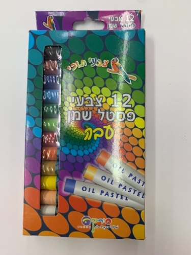 12 צבעי פסטל צבע תוכי