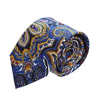 עניבה פייזלי כחול צבעוני
