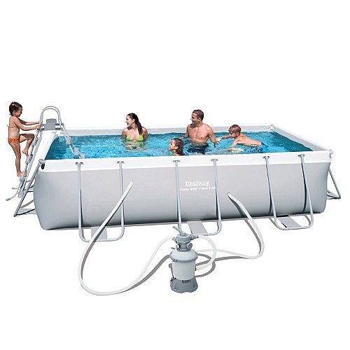בריכת שחיה מלבנית אולטרא - 4X2X1 BestWay 56442 כולל משאבת חול