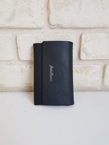 ארנק דמוי עור גדול שחור 4055