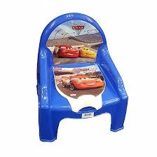 כיסא סיר - מכוניות כחול