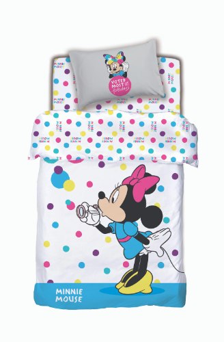 סט מצעי ילדים יחיד 90/200 דיסני -  מיני בועות