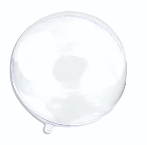 כדור פלסטיק שקוף 12 ס"מ