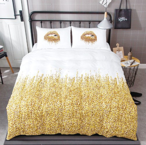 סט מצעים למיטת יחיד 90/200 דגם ליפס - 2273