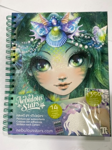 חוברת צביעהעם אבנים נדבקים