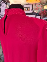 שמלה אדומה יעני צנועה מידה S/M