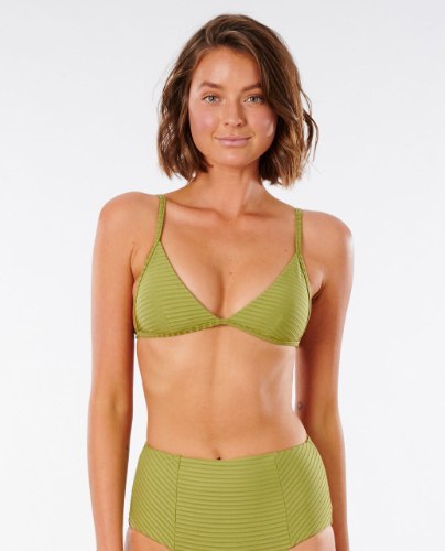 RIP CURL Premium Surf Banded Fixed Tri Bikini Top
