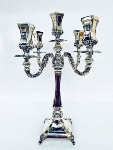 קנדלברה 5 קנים טבולה בכסף האחים חדד