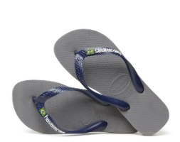 כפכפי הוויאנס ברזיל לוגו יוניסקס צבע אפור/כחול