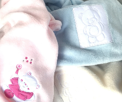 שמיכה רכה ונעימה לתינוק צבע ורוד