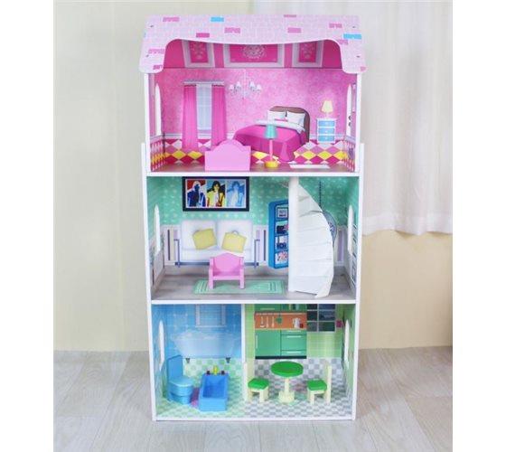 בית בובות עץ גבוה