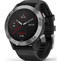 שעון דופק Garmin Fenix 6 Silver with Black Band