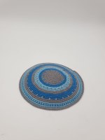 כיפה סרוגה צפוף חצי שטוח