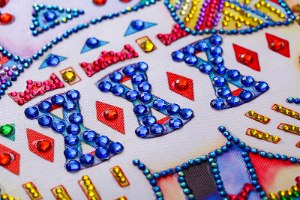 קריסטל ארט - פילים 40X50