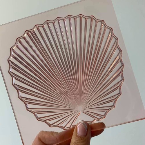 מניפה גדולה  דגם עלה עגול ליצירה בשוקולד ובבצק סוכר | עלה טרופי לשוקולד | אתי דבש 2021