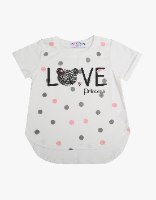 חולצה בנות טריקו  LOVE דובי