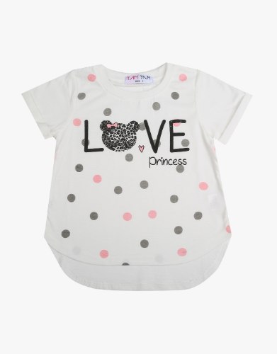 חולצה בנות טריקו  LOVE דובי