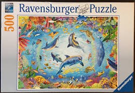 פאזל 500 חלקים- דולפינים