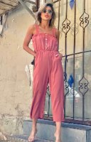 אוברול סטרפלס כפתורים ALMHA