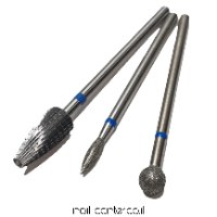 סט 3 ראשי שיוף למניקור+הסרה2 - כחול