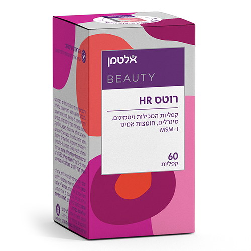 אלטמן  רוטס HR, מגוון ויטמינים לשיער בריא, 60 קפליות