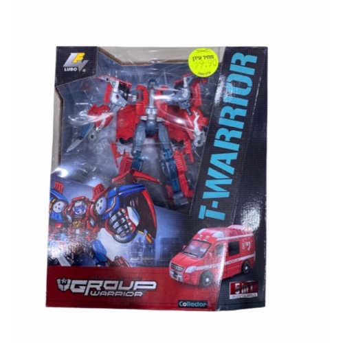 רובוט אדום משנה צורה