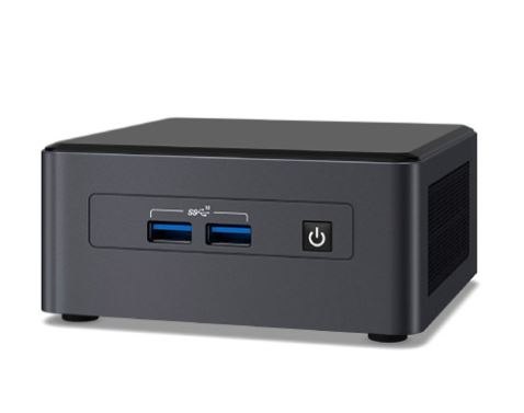 מחשב מיני Intel NUC Mini PC מעבד i5-1135G7 Intel, זכרון 16GB, כונן 1TB SSD, כולל מערכת הפעלה