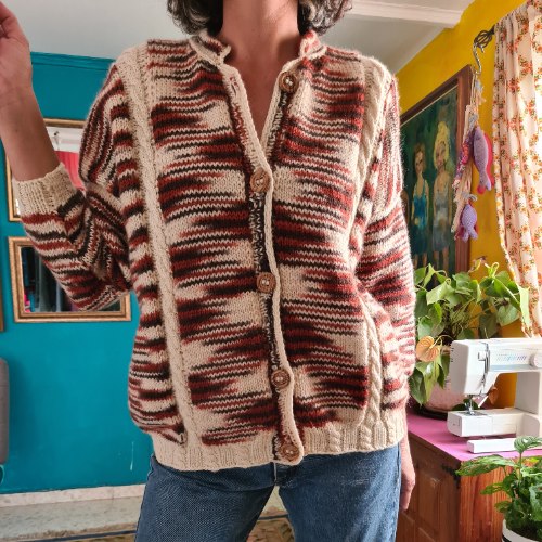 קרדיגן כפתורים יפהפה L/XL