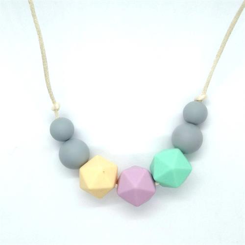 שרשרת סיליקון דגם ליאנה פסטל