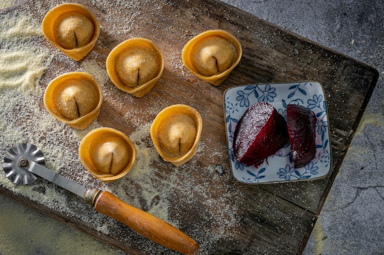 קפלצ׳ו סלק וגבינת שמנת 350 גרם