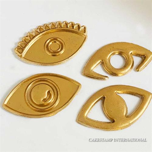 תבנית 4 עיניים מיוחדות לקישוט עוגות |עיניים| קישוט מארזים יום הולדת עיניים בארבעה דגמים חדש אתי דבש