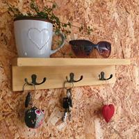 מתלה למפתחות עם מדפון דגם מירי