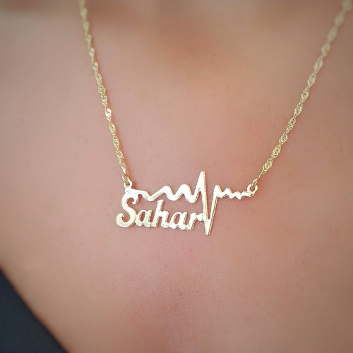 שרשרת דופק עם שם דגם LA273