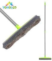 מטאטא ומגב מסיבי סיליקון 2ב1