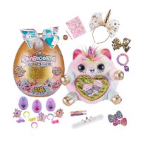 ריינבוקורן ענק!! Rainbocorns ביצת הפתעה עם בובה ו 25 הפתעות