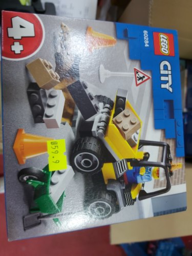 לגו city 60284 משאית עבודת דרכים