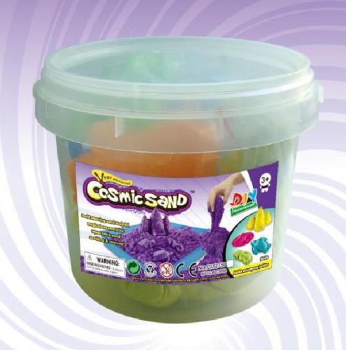 חול קינטי 1000 גרם עם צורות