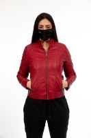 מעיל דמוי עור נשים