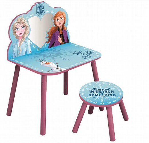 פרוזן 2|II FROZEN- שולחן איפור+ שרפרף | לשבור את הקרח 2 | שידת איפור פרוזן