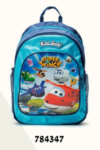 תיק גן נועם מטוסי על כחול תכלת