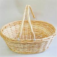 סלסלת פיקניק צבע טבעי ומפת פיקניק