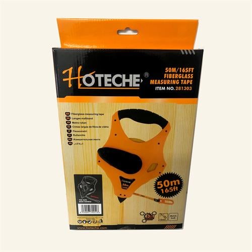 רולטקה פיברגלס - סרט מדידה 50 מטר  מבית חברת HOTECHE