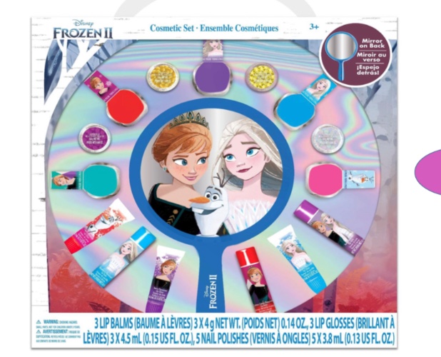 סט לקים עם מראה אנה ואלזה