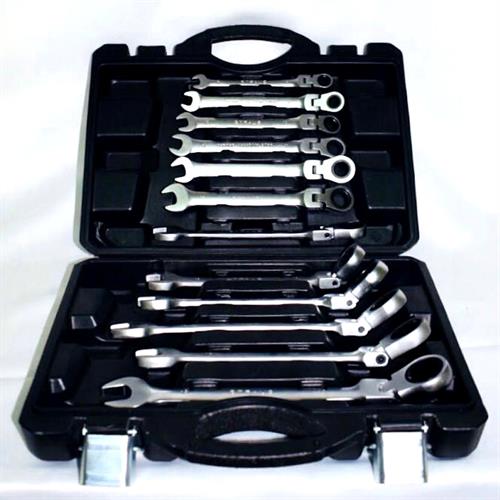 סט מפתחות גיר מפרקי רינג 12 יח'