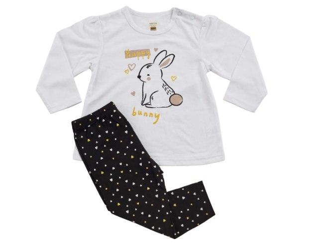 חליפת מעבר ארנב לבן מכנס לייקרה