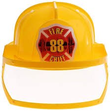 קסדה מכבי אש עם מגן