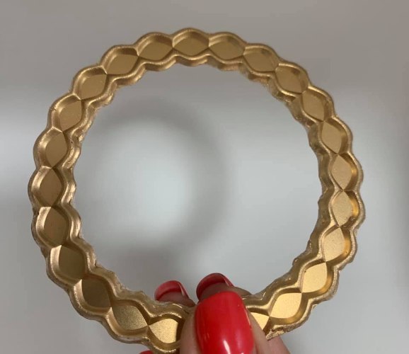 תבנית מסגרת עגולה ג'ולי  | מסגרת ג'ולי| מסגרת ג'ולי לעוגה| מסגרת שלט למונוגרמה חדש מאתי דבש