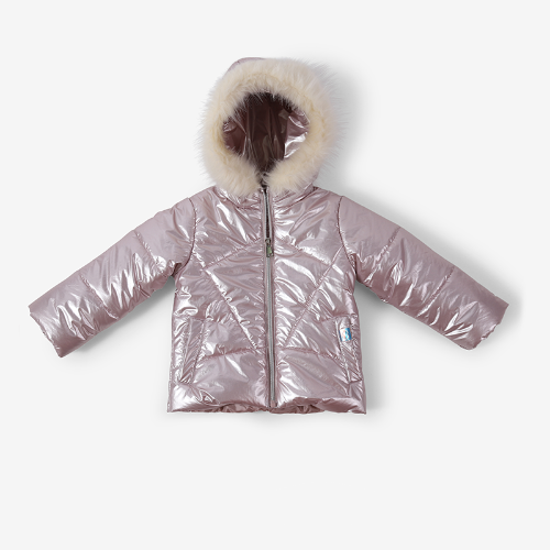 מעיל מטאלי ורוד